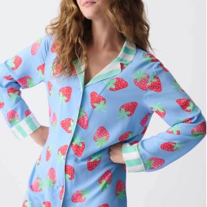 P. J. Salvage Farmer's Market  Strawberry Night Shirt RSFMNS-SP25