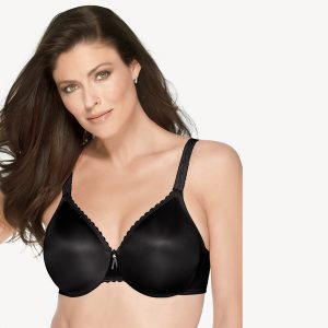 Warner's, Intimates & Sleepwear, Warners Minimizer Firm Support Black Bra  2544 Size 34b