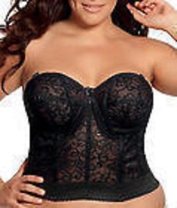 Strapless Corset Bra, Plus Size Strapless Corset Bra