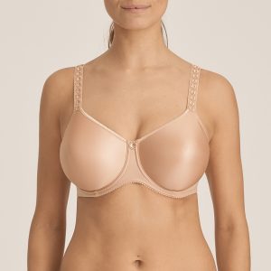 Naturana Wireless Minimizer Satin Jacquard Bra 5162