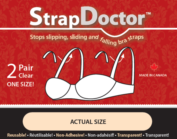 Strap Doctor Non Slip Shoulder Cushions-The Cure for Sliding and Falling Bra  Straps 239866 - Strap Doctor 