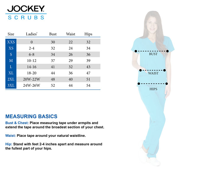 Jockey Size Chart Women S