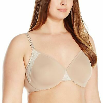 Women's Olga GI8961A Cloud 9 Underwire 2-Ply Minimizer Bra (White 36C) 