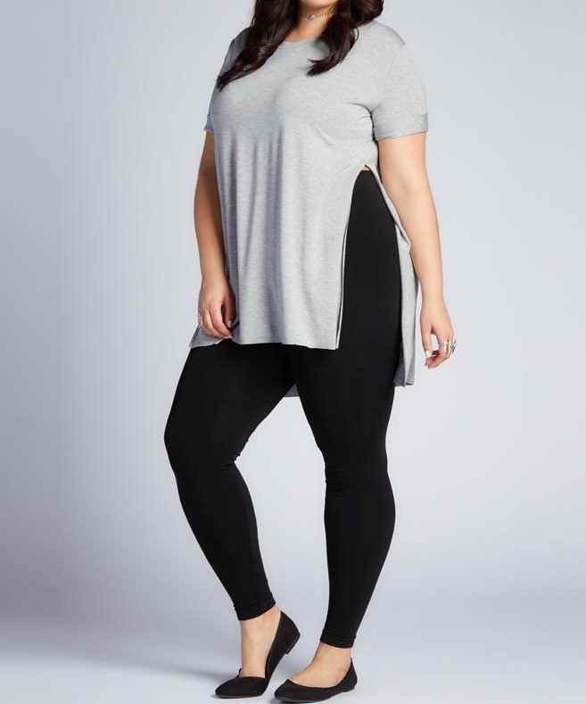 BAMBOO Leggings Plus Size - Full Length - C'est Moi