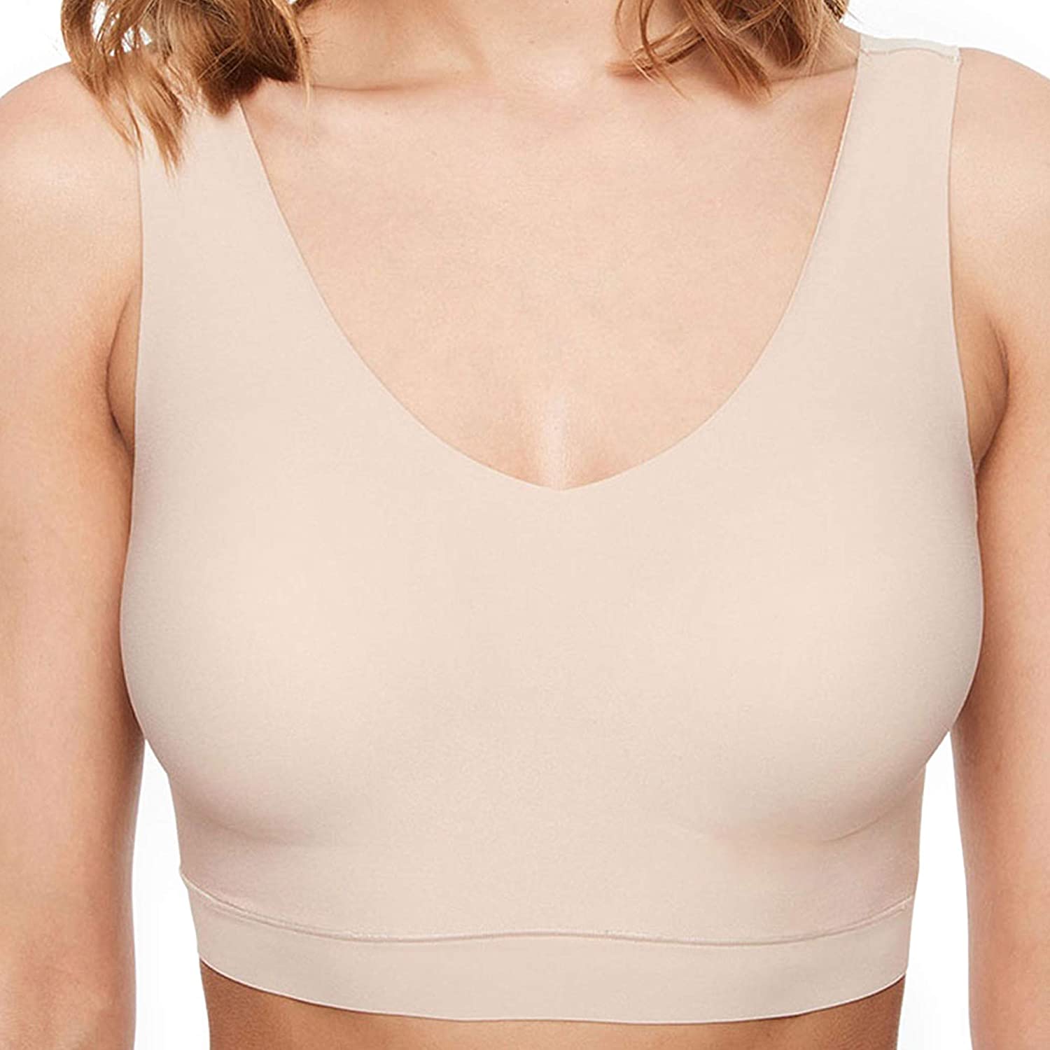 Chantelle Soft Stretch Padded 2Way V-Neck Wire-Free Bra Top16A1 - Chantelle  