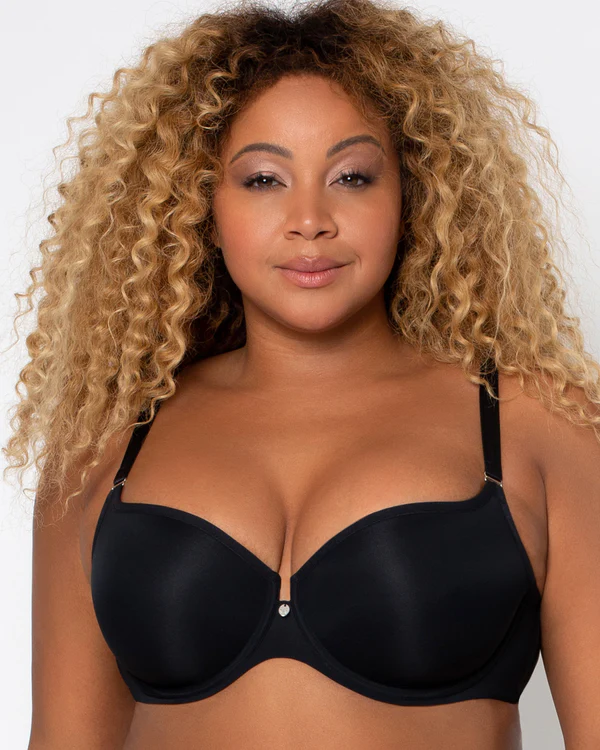 Curvy Couture Women's Plus Size Cotton Luxe T-Shirt Bra, Natural, 40G :  : Clothing, Shoes & Accessories