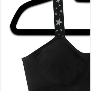 Strap-Its One Size Metallic Stars Strap Bralette