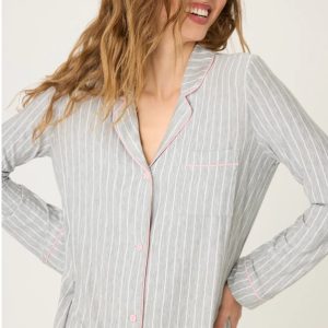 P. J. Salvage Lazy Day Dreams Pinstripe Nightshirt RSLDNS