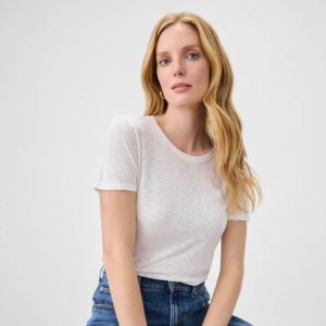 Splendid Zoe Slub Crew-Neck T-Shirt RF8K330