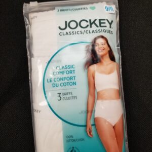 Jockey Classic Comfort Full Cut Brief 3 Pack 7626 Extended Sizes 8XL, 9XXL, 10XXXL
